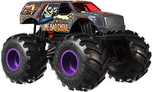 Hot Wheels One Bad Ghoul Monster Truck, 1:24 Scale