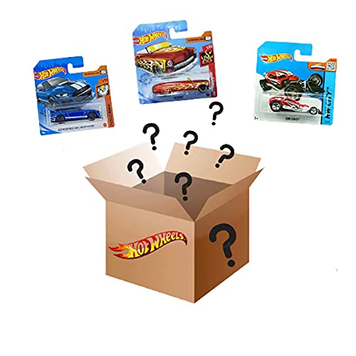 Hot Wheels Pack de 3 vehiculos, Coches de Juguete Diecast 1:64 (Modelos Variados), Regalo para coleccionistas y niños