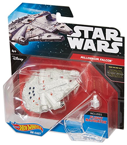 Hot Wheels, Star Wars: The Force Awakens Starship, Millennium Falcon Die-Cast Vehicle by Hot Wheels