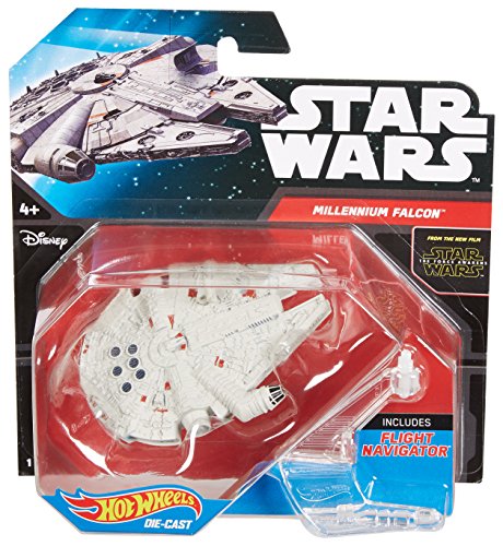 Hot Wheels, Star Wars: The Force Awakens Starship, Millennium Falcon Die-Cast Vehicle by Hot Wheels