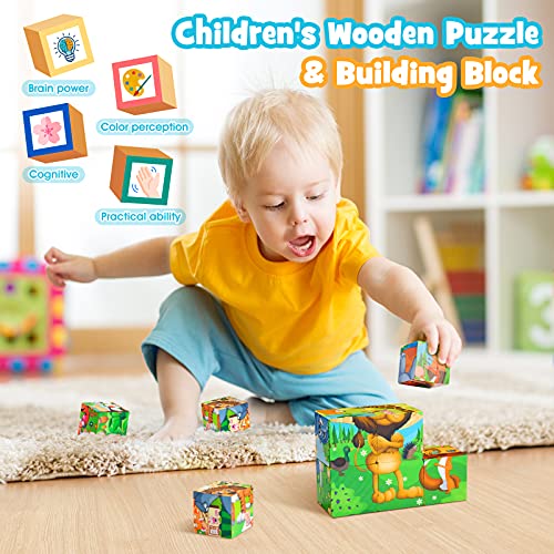 Hotifts Puzzle 2 3 4 5 6 Años,Juegos Educativos Niños 2-5 Años Regalos Cumpleaños Niños Colegio Juguetes para Niños De 5 6 7 Años Juguetes Niñas 2-6 Años Regalos para Niños Puzzles Infantiles 3 Años