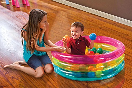 Intex 48674NP - Piscina de bolas hinchable con 50 bolas de colores