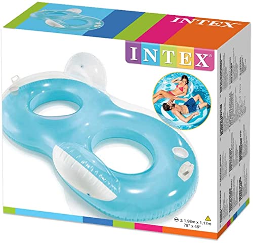 Intex 56800EU - Colchoneta hinchable doble 198 x 117 cm