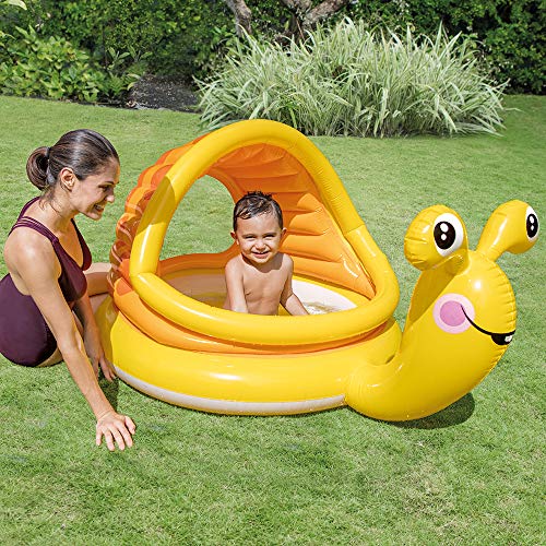 Intex 57124NP - Piscina hinchable Caracol 145 x 102 x 74 cm, 53 litros