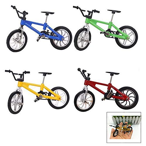 iPobie Juguetes de Bicicleta de aleación 4 Unids 1:18 Miniatura Bicicletas de aleación Modelo Mini Aleación Creativa Bicicleta para Niños