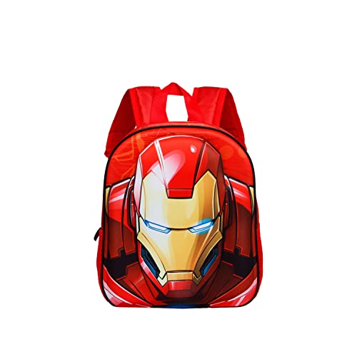 Iron Man Stark-Mochila 3D Pequeña, Multicolor