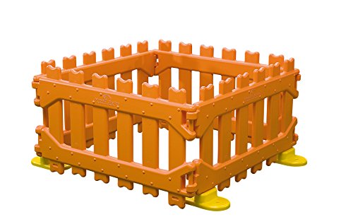 Italveneta Didattica - 30200 – Valla Play Pen para área de Juegos Infantiles, Color Naranja