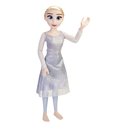 Jakks 214964 Frozen 2-Elsa Light & Sound - Muñeca articulada (80 cm)