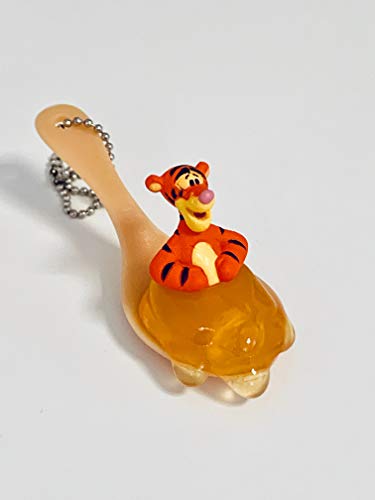 JAPAN OFFICIAL Winnie The Pooh - Llavero con cuchara de tigre miel, 7 cm, Gashapon #1