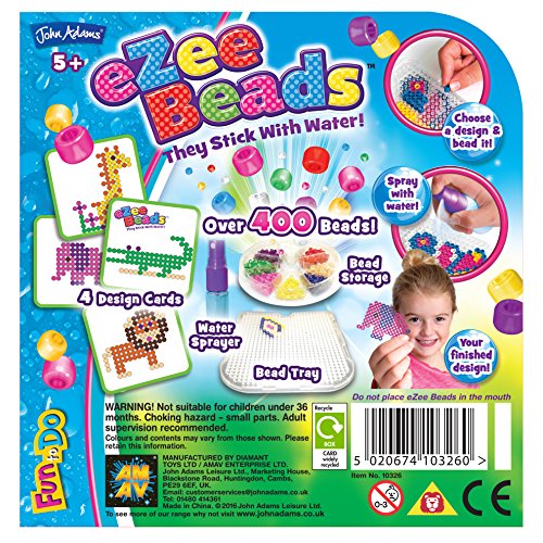 John Adams Adams-10326 10326 Ezee Beads in The Jungle Game, Multicolor