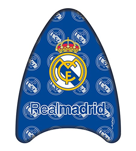 John - Tabla de natación Kick board Real Madrid, 42 cm, aprender a nadar y diversión con las olas (Simba 79526)