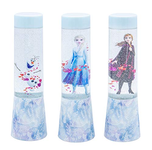 Joy Toy 68894 _ 12 Disney Frozen (Frozen) LED de glitzerlampen en Tube del paquete de pilas, 3 diseños diferentes, 4,5 x 4,5 x 15 cm , color/modelo surtido