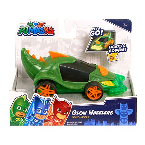 JP PJ Masks JPL95673 PJ Masks Glow Wheelers-Gekko