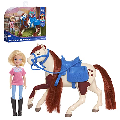 JP Spirit JPL39767 Spirit - Muñeca pequeña y Caballo - Abigail & Boomerang