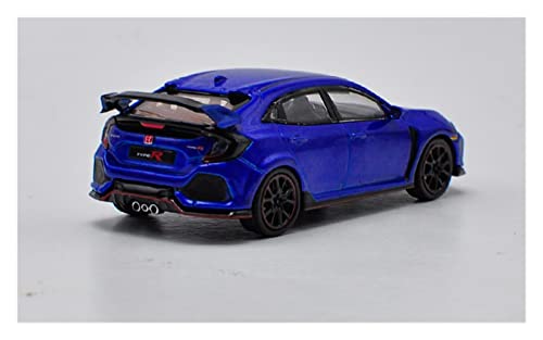 JPJBY 1:64 para Honda Civic Type R FK8 Aleación Simulación Coche Mini Colección De Modelos Regalo De Cumpleaños Recuerdo Modelo Coche fundición presión