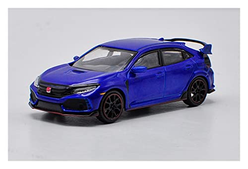 JPJBY 1:64 para Honda Civic Type R FK8 Aleación Simulación Coche Mini Colección De Modelos Regalo De Cumpleaños Recuerdo Modelo Coche fundición presión