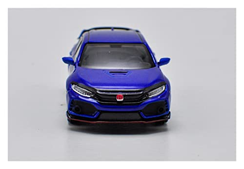 JPJBY 1:64 para Honda Civic Type R FK8 Aleación Simulación Coche Mini Colección De Modelos Regalo De Cumpleaños Recuerdo Modelo Coche fundición presión