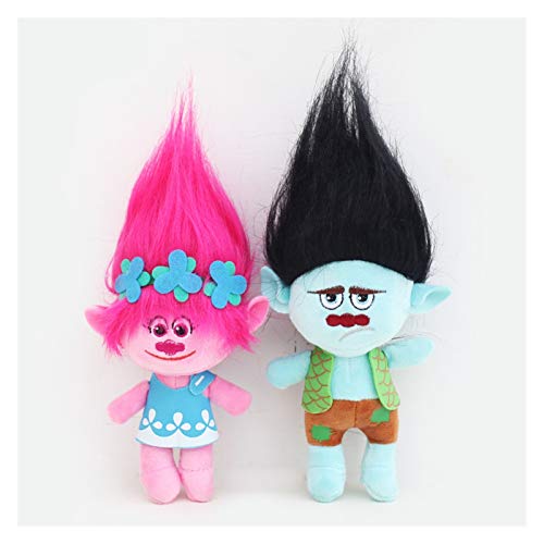 JSJJAWS Juguete de Peluche 23 cm Trolls Toys Linda muñeca sucursal Critter Skitter Figuras Trolls Anime Figura Peluche Muñeca Regalos para niños Productos de Navidad Decoraciones Interiores