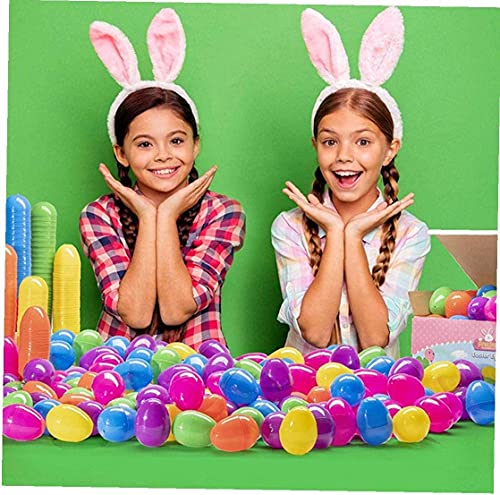 Juego de 12 huevos de Pascua rellenables, regalos sorpresas, surtido de chocolates, juguetes para niños de Pascua temática de fiesta Favor, duradero, útil y práctico, diseño atractivo y práctico