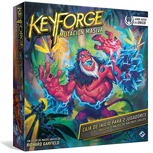 Juego de Cartas - KeyForge Mutación Masiva Caja de Inicio Adéntrate en un Mundo en el Que Todo es Posible