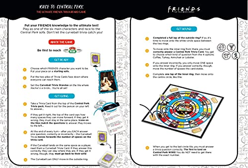 Juego de Mesa Friends Trivia Race to Central Perk