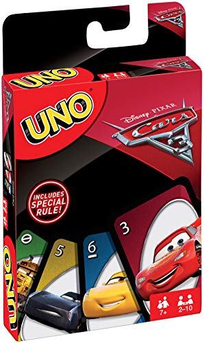 Juegos Mattel The Movie Cars Uno, Juego de Cartas (FDJ15)