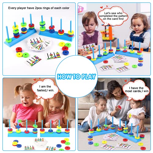 Juegos Montessori,Juguetes Educativos Para Niños, Juguetes Magnéticos, Entrenar las Manos y la Vista de los Niños, Mejorar la Concentración y la Memoria, El Mejor Regalo Para Navidad