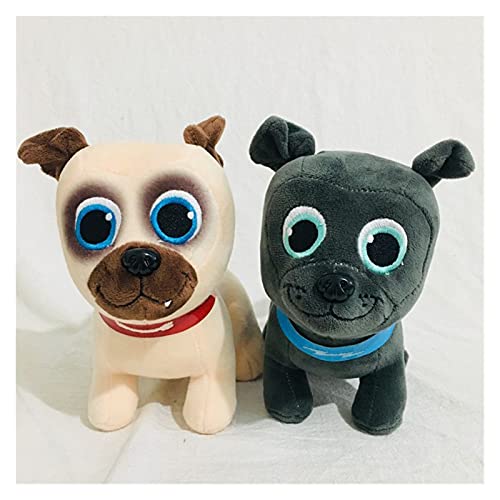 Juguete de Peluche 18cm Puppy Dog Paels Bingo y Rolly Dog Pelush Toy Kids Christmas Presents Lindo Animal Muñeca Muñeca Niños Regalos Cumpleaños (Farbe : A, Höhe : 18cm)