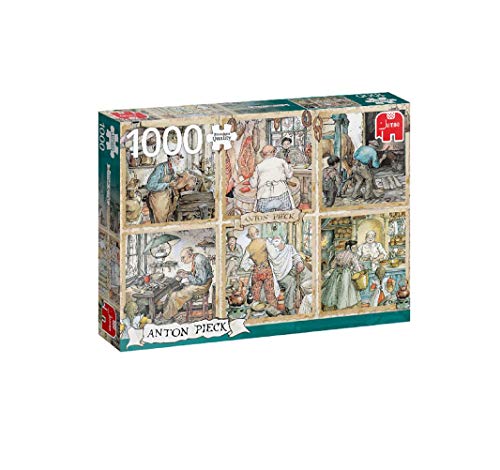 Jumbo- Anton Pieck Craftmanship 1000 pcs 1.000, Multicolor (18817) , color/modelo surtido