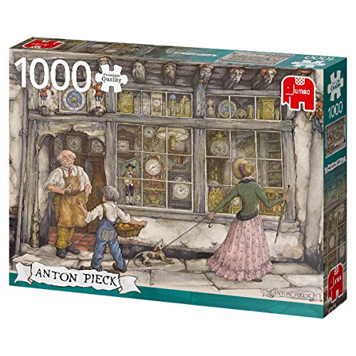 Jumbo- Anton Pieck - The Clock Shop - Puzzle de 1000 piezas, Color surtido (18826)