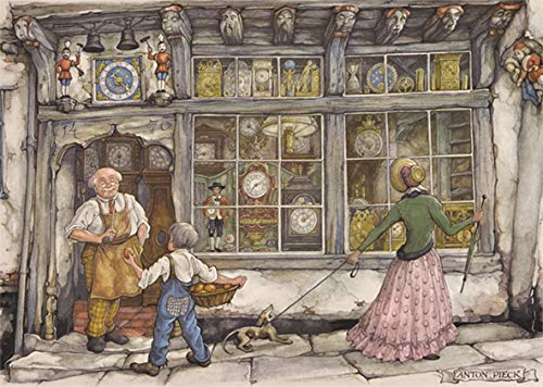 Jumbo- Anton Pieck - The Clock Shop - Puzzle de 1000 piezas, Color surtido (18826)