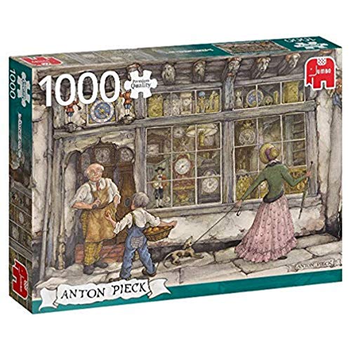 Jumbo- Anton Pieck - The Clock Shop - Puzzle de 1000 piezas, Color surtido (18826)