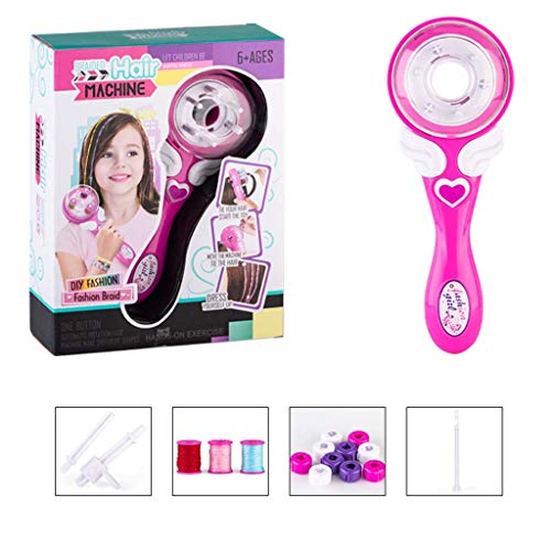 junengSO Herramienta automática para trenzar el Cabello, trenzadora eléctrica para niñas, Juguete para Jugar a la casa de Bricolaje