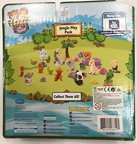 Jungle in My Pocket Jungle Play Pack 15 Piezas - A