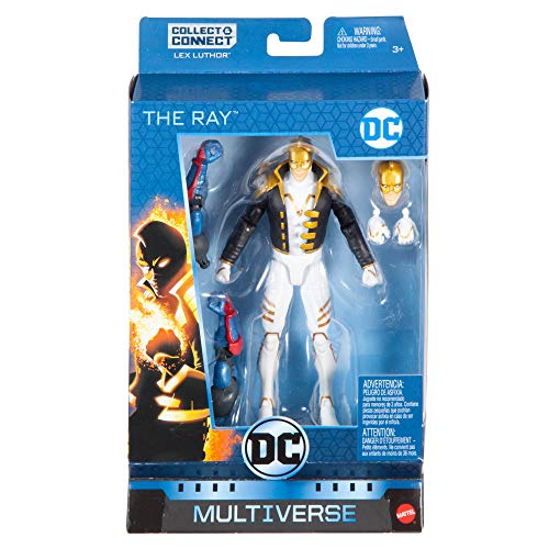 Justice League- Figura The Ray, Multicolor (Mattel FVY90) , color/modelo surtido