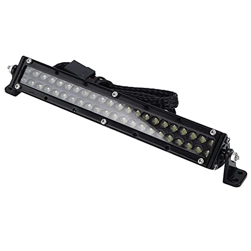 JYLSYMJa Barra de luz LED para Coche RC, Barra de lámpara de Techo RC, luz de Techo LED 1/10 con línea de Interruptor de Control, Piezas de actualización de Repuesto de vehículo RC