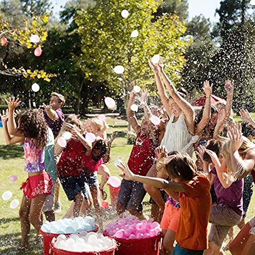 Kaiyingxin Globos de Agua Coloridos, Globos de Agua de Llenado Rápido con 2 Conectores, Globos de Agua niños, 222 Globo De Agua en 60 Segundos, Autosellado sin Nudos (222)