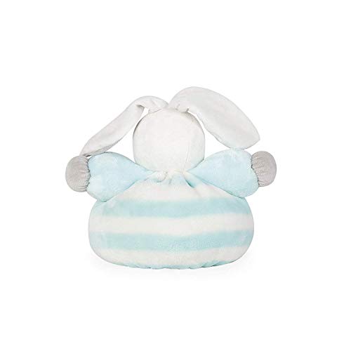 Kaloo - Colección Bebé Pastel, Conejito blando gordinflón de peluche, 25 cm, color aqua y crema (Juratoys K960082)