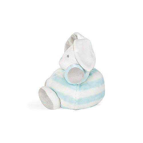 Kaloo - Colección Bebé Pastel, Conejito blando gordinflón de peluche, 25 cm, color aqua y crema (Juratoys K960082)