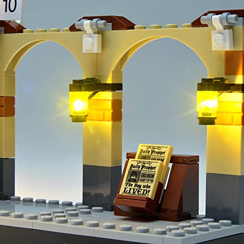 Kit De Iluminación LED para Lego 71395 Juego De Luces Alimentadas por USB Compatible con El Tren Expreso De Hogwarts Kit De Iluminación LED para Adultos Y Niños para Bricolaje