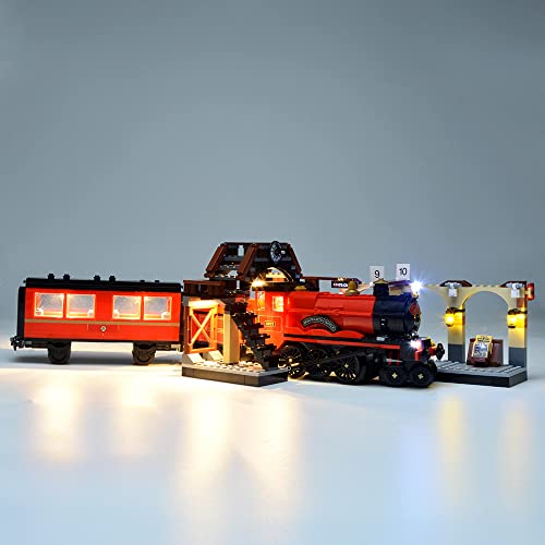 Kit De Iluminación LED para Lego 71395 Juego De Luces Alimentadas por USB Compatible con El Tren Expreso De Hogwarts Kit De Iluminación LED para Adultos Y Niños para Bricolaje