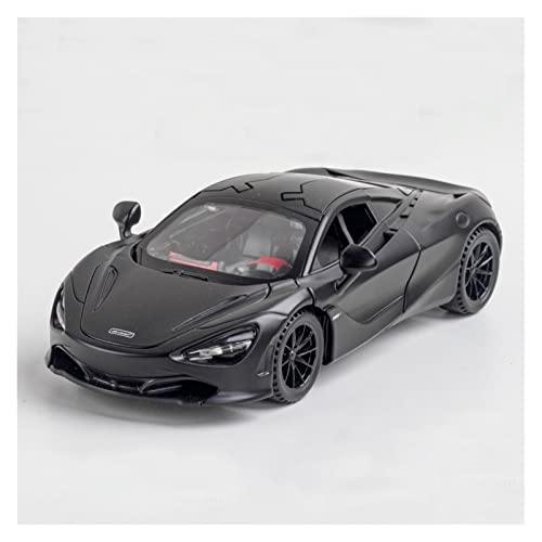 Kit Juguetes Coches Metal Resistente 1/32 para Aleación Diecast McLaren 720s Modelo De Superdeportivo Vehículo De Juguete Luz De Sonido Juguete Maravilloso Regalo (Color : Gris)