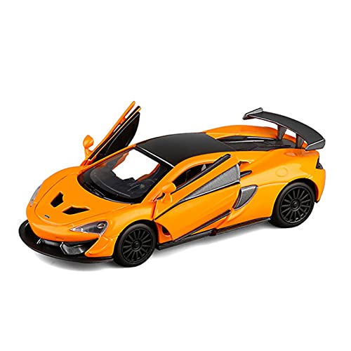 Kit Juguetes Coches Metal Resistente para Mclaren 570S, Escala De Vehículo Extraíble 1:36, Modelo De Coche, Coche De Simulación De Aleación, Juguete Educativo Maravilloso Regalo (Color : Yellow)