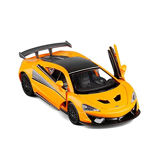 Kit Juguetes Coches Metal Resistente para Mclaren 570S, Escala De Vehículo Extraíble 1:36, Modelo De Coche, Coche De Simulación De Aleación, Juguete Educativo Maravilloso Regalo (Color : Yellow)