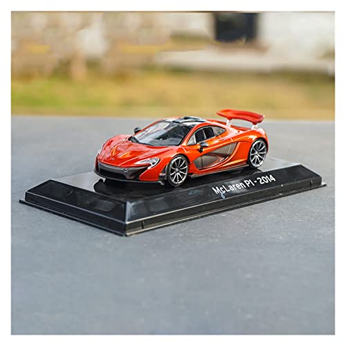 Kit Juguetes Coches Metal Resistente para McLaren P1 570 F1 GTR 1:43 Aleación Estática De Alta Simulación Modelo De Metal Vehículos Coleccionables Regalo Maravilloso Regalo (Color : Naranja)