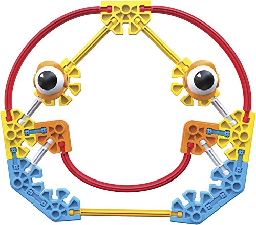 K'nex - Kid K'nex Budding Builders, Baul 100 piezas de construcción, 50 ideas, +3 años (Ref.41225)