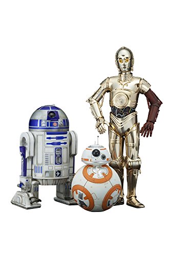 Kotobukiya – SW114 – Pack de 3 Figuras – Star Wars Episodio 7 – C3PO/R2-D2/BB-8