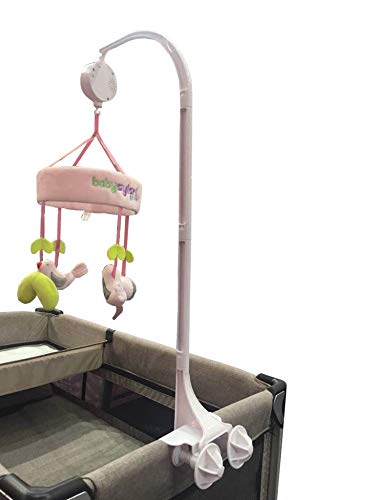 kungfu Mall 1Set Baby Bed Merry Music Box con 35 Canciones Baby Crib Mobile Bed Bell Holder Bracket Bracket