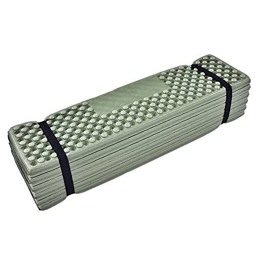 Kuuleyn Colchoneta de Espuma Plegable, colchoneta de Espuma para Acampar para Exteriores Colchoneta de Playa Plegable Colchoneta para Dormir Colchón Impermeable Adecuado para Deportes(Ejercito Verde)