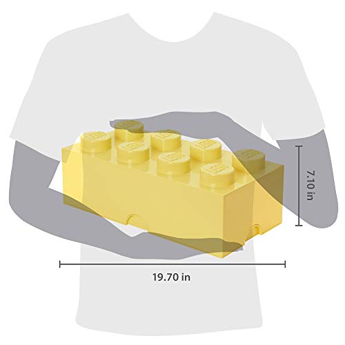 Ladrillo de almacenamiento de 8 espigas de LEGO, caja de almacenaje apilable, 12 l